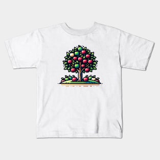 Apples Trees Color Beautiful Fruit Kids T-Shirt